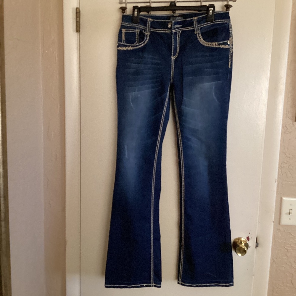 Cello brand jeans, boot cut.